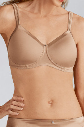 Amoena Lara Satin Mjuk Behå AA-E kupa beige