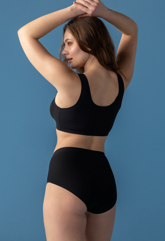 Smoothease svart mjuk BH