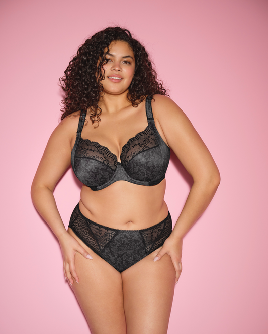 Lucie svart stretch BH