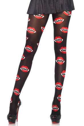 Vampire Bite Pantyhose - One Size