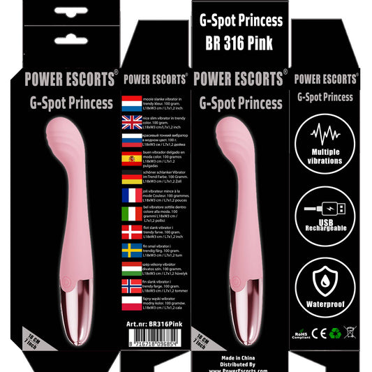 Power Escorts - G Spot Princess Bendable Vibrator