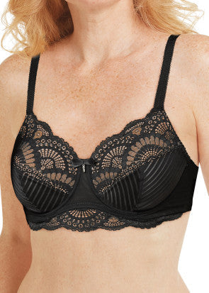 Amoena Karolina Black protesbh med bygel A-E kupa - 85E