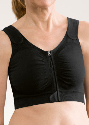 Amoena Leyla Black sömlös postoperativ bh 60-135 - 70/75