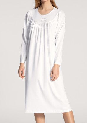Calida Soft Cotton White nattlinne XS-XL