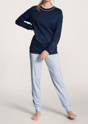 Calida Sweet dreams pyjamas XXS-L blå - XXS
