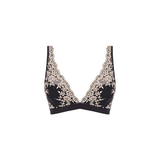 Embrace lace svart bygelfri spets BH