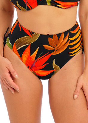 Fantasie Pichola Black bikiniunderdel med hög midja S-XXL - Large