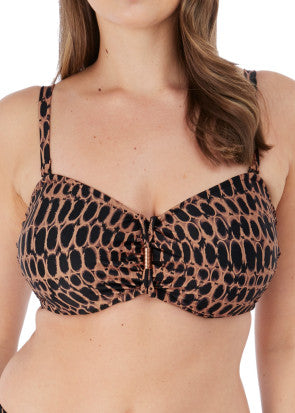 Fantasie Kotu bikiniöverdel bandeau D-I-kupa mönstrad - 70E