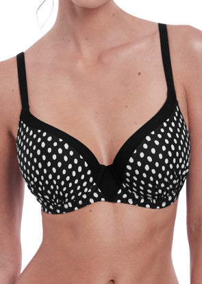 Fantasie Santa Monica Black & White Bikiniöverdel D-G kupa