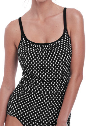 Fantasie Santa Monica Black & White Tankini D-K