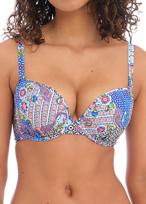 Freya Swim Boho Breeze bikiniöverdel formpressad D-J kupa multi - 70E