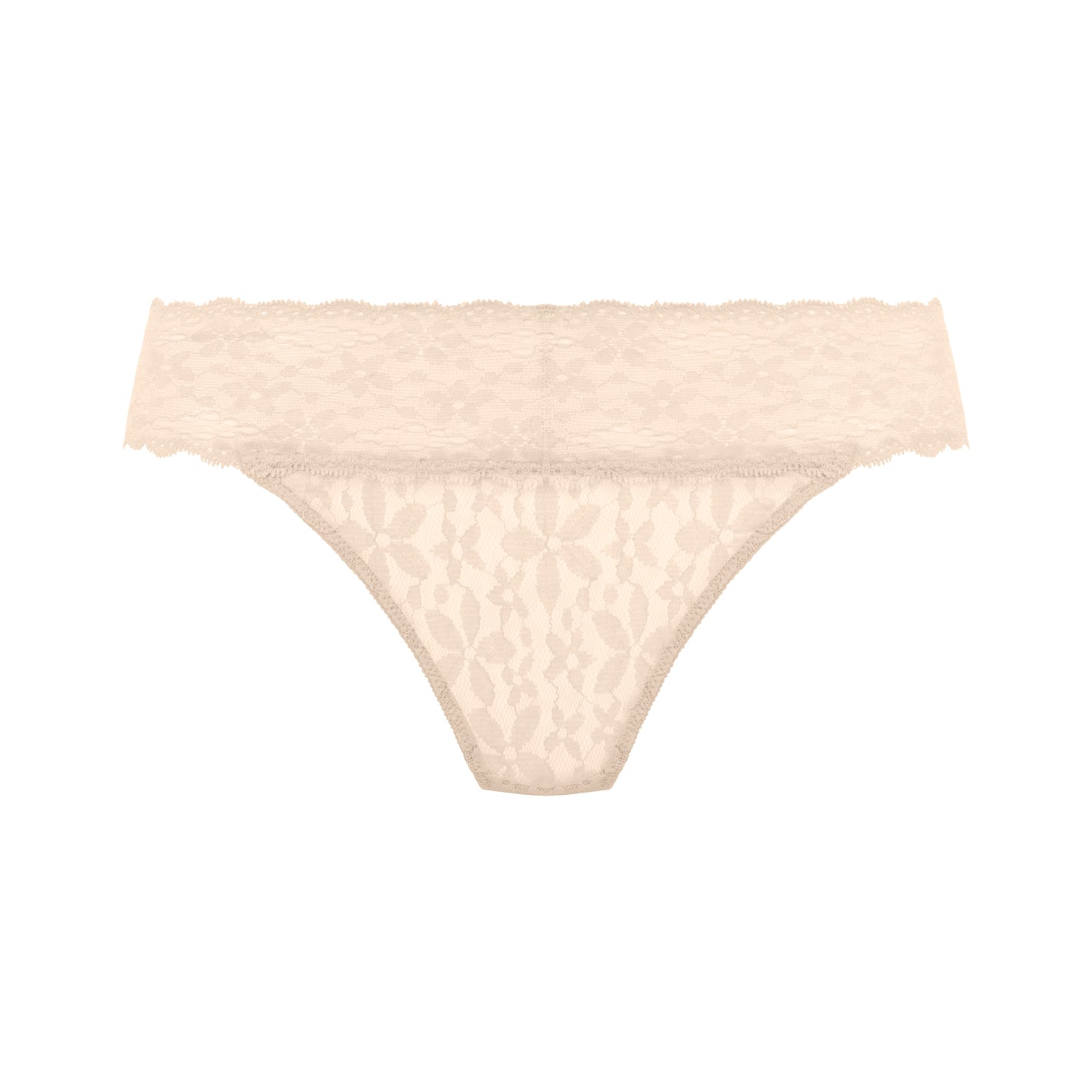 Halo lace nude brief