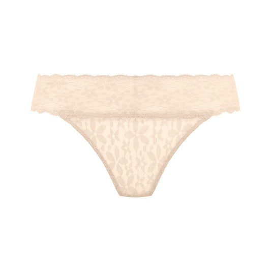 Halo lace nude brief