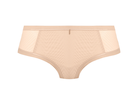Tailored beige trosshorts