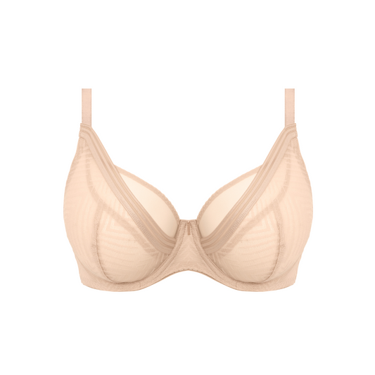 Tailored beige bh med högt apex