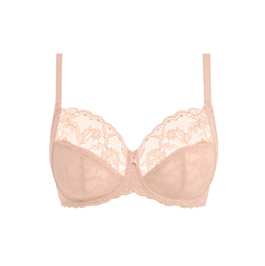 Offbeat beige ovadderad balconette BH