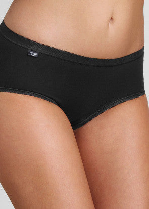 Sloggi Basic+ Midi-brief 3-pack 36-50 svart - 46