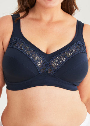 Swegmark Cotton Star bygelfri bh A-E kupa blå - 75D