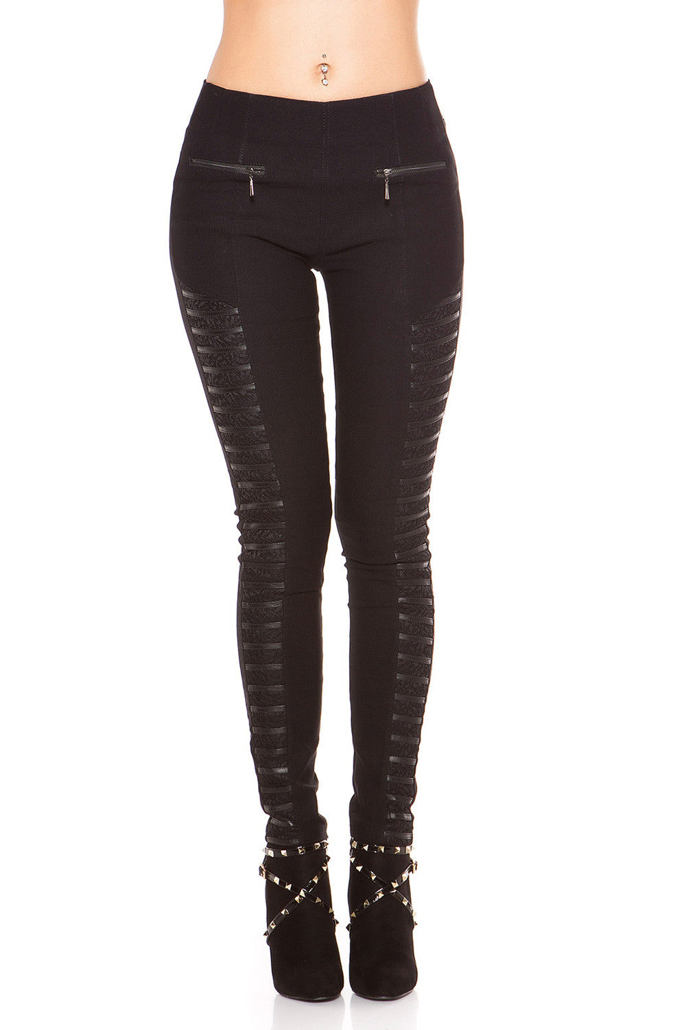 Treggings with Lace - 34