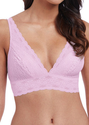 Wacoal Halo Lace bygelfri bh 65-90 rosa - 80