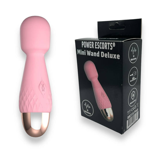 Power Escorts - Mini Wand Massager De Luxe Rosa