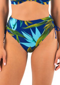 Fantasie Swim Pichola Tropical Blue bikiniunderdel med hög midja S-XXL