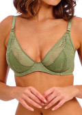 Wacoal Sensu Lace Silk Green plunge bh A-E kupa