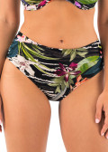 Fantasie Swim Maldives Black Tropical bikiniunderdel full brief S-XXL